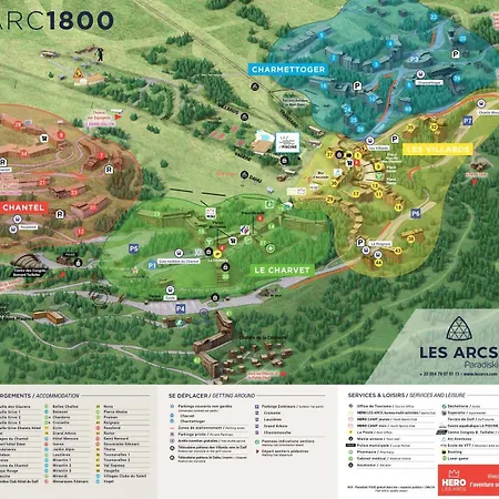 Ruitor Arc 1800 - 2 Pieces 5 Personnes Avec Belle Vue Sur La Vallee, Proche Du Telecabine Dans Le Village De Charmettoger A Arc 18 Mae-1729